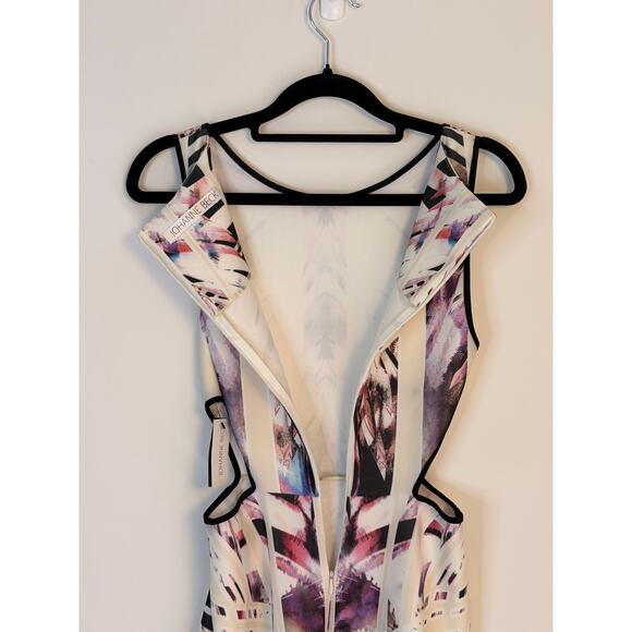 Johanne Beck Abstract Sleeveless Fit & Flare Dress Size S - Picture 8 of 9